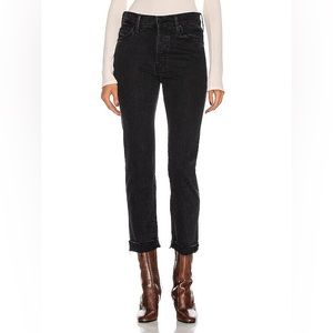 MOTHER SUPERIOR Scrapper Cuff Ankle Fray jeans in Who’s Sorry Now.